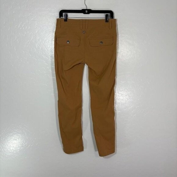 Prana Pants Womens 4 Brown Stretch Nylon Hiking Outdoors Regular Inseam Travel - Picture 4 of 7